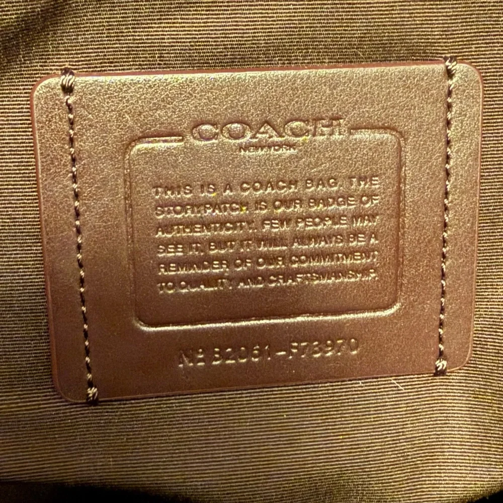 Coach Black and Gray Briefcase